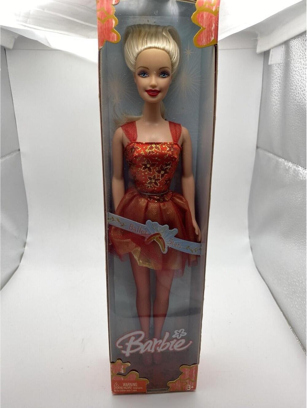 Target Exclusive Barbie 2005 Ballet Star Special Ed RED & GOLD (GG) H2378